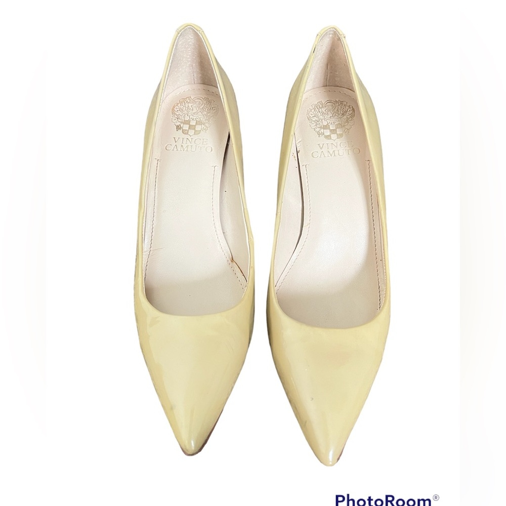 Vince Camuto Nude Heels 6.5